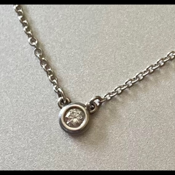 Tiffany & Co. Diamonds by the Yard Single Diamond Pendant - Picture 3 of 6